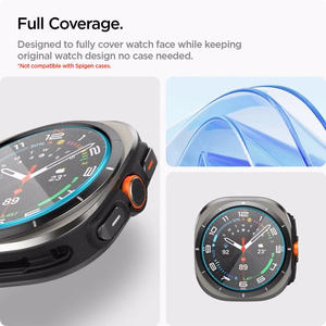 Spigen Glas.TR EZ Fit Karastatud klaas jaoks Samsung Galaxy Watch Ultra (47mm) - Clear (2-pack)