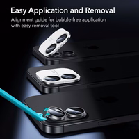 ESR Armorite Camera Cover jaoks iPhone 16 / 16 Plus / 17 - Läbipaistev