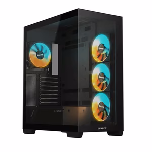 Korpus GIGABYTE GB-C500P ST MidiTower läbipaistev paneel ATX must
