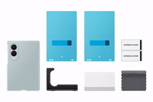 Samsung Galaxy Z Fold8 silikoonist magnetümbris 2 peegeldusvastase kilega, pistaatsiaroheline