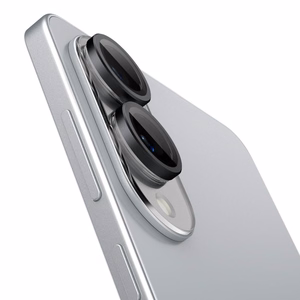 Spigen Optik Pro GLAS.TR "Ez Fit" 2-pack Camera Cover jaoks Samsung Galaxy S25 Edge - Must