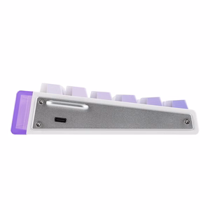 HERO84 HE White+Purple+Gradient+LIGHT JadeKing RGB AULA gasket klaviatuur