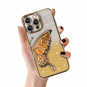 Tel Protect Butterfly Water Ümbris jaoks Iphone 17 kuldne