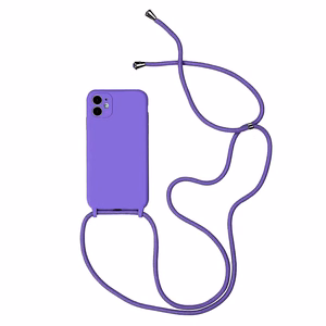Strap Silicone Case for Iphone 11 Pro Violet