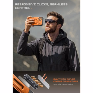 Supcase Grip Pro Mag MagSafe ümbris iPhone 18 Pro / 17 Pro – oranž