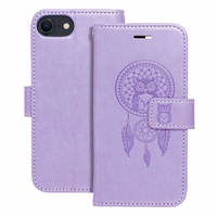 MEZZO Book ümbris jaoks IPHONE 7 / 8 / SE 2020 / SE 2022 dreamcatcher lilla
