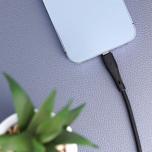 Kaabel USB A to Lightning Forcell F-Energy 2,4A 12W Silikoon 1 m C343 must