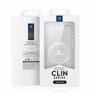 DUX DUCIS ümbris CLIN MAG compatible with MagSafe jaoks IPHONE 16 Plus läbipaistev