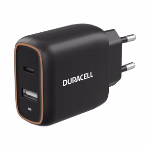 Duracell võrgulaadija (DRACUSB19-EU) – 20 W, must