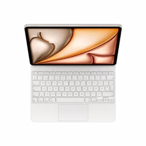 Apple Magic Keyboard MDFW4S/A – keyboard case for iPad Air 13-inch (M3), Swedish layout, white