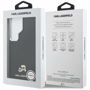Karl Lagerfeld ümbris Saffiano KC Metal Logo MagSafe Samsung Galaxy S26 Ultra must