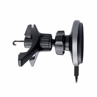 Smartphone hoidja koos wireless laadija SBS TESUPMAGWIR15W jaoks air vent, compatible koos MagSafe - must