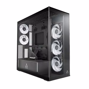 ARCTIC Xtender VG Premium E-ATX arvutikorpus, must (läbipaistev klaas)