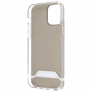 AMG Electroplate must&valge Ümbris jaoks iPhone 12 / 12 Pro - läbipaistev