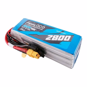 Gens ace G-Tech 2800mAh 22.2V 60C 6S1P LiPo akuplokk XT60-pistikuga
