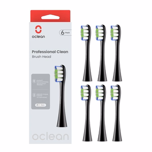 Oclean Professional Clean P1C5 B06 vahetusharjapead, 6 tk, mustad