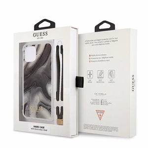 Guess GUHCP12SKSMAGR iPhone 12 mini 5.4" hall/halli kõvakaaneline marmorkollektsioon