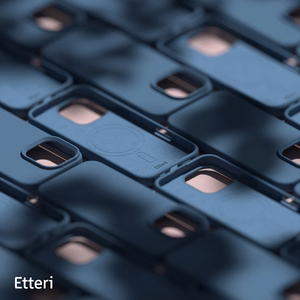 Etteri Silicone Mag ümbris iPhone 16 Pro Max 6,9" tumesinine