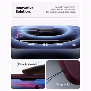 Spigen Nano Pop MagSafe  iPhone 18 Pro / 17 Pro ümbris, tume kirsipunane