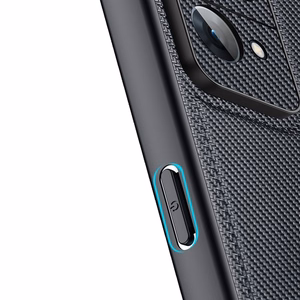 Dux Ducis Fino nailonist kattega ümbris Oppo Reno7 Pro 5G must