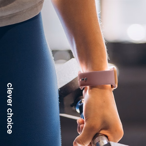 Crong Liquid Apple Watch rihm, 38/40/41/42 mm, puudriroosa