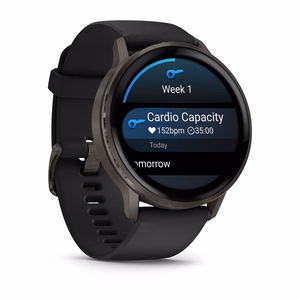 Nutikell VENU 4 45MM/Tumehall/BLK 010-03014-00 GARMIN