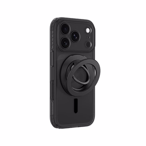 AmazingThing Titan Pro Lens Ring Set ümbris mudelile iPhone 18 Pro, kaamerakaitsega ja magnetrõngaga, ühildub MagSafe'iga – värv: must