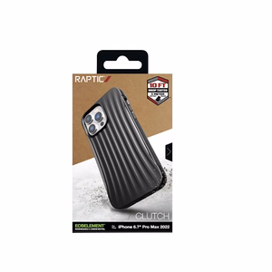 Raptic X-Doria Clutch ümbris seadmele iPhone 14 Pro Max, must