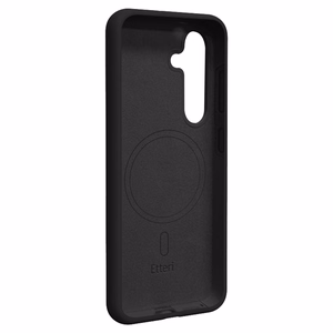 Силиконовый чехол Etteri Mag для Samsung Galaxy S25 Plus чёрный