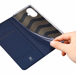 Чехол Dux Ducis Skin Pro для Realme 10 Pro книжка-кошелёк с подставкой синий