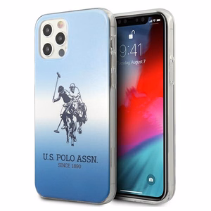 US Polo USHCP12MPCDGBL Gradient Collection ümbris seadmele iPhone 12 / 12 Pro 6.1", sinine