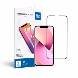 Karastatud klaas to iPhone 13 MINI (full glue) sinine Star 5D must
