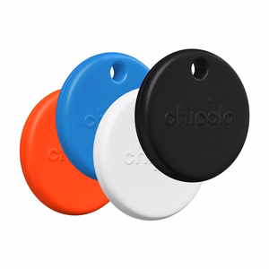 Chipolo POP — Bluetooth-трекер со сменной батареей для iOS и Android, набор из 4 штук — черный, белый, красный, синий