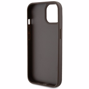 Guess GUHCP15MP4TDSCPW iPhone 15 Plus 6.7" brown/brown hardcase Crossbody 4G Metal Logo