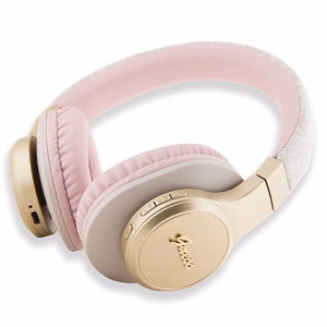 Guess Bluetooth on-ear headphones GUBH604GEMP roosa/roosa 4G Script
