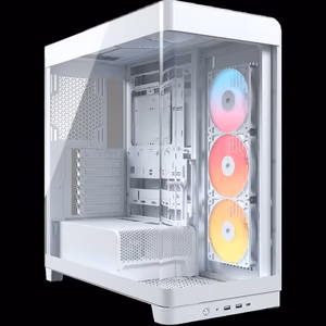 Corsair 4500X RS-R ARGB karastatud klaas kesktorni korpus, valge