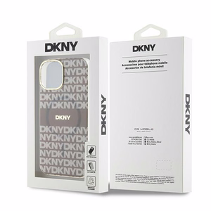 DKNY IML Mono & Stripe MagSafe ümbris jaoks iPhone 15 / 14 / 13 - beige