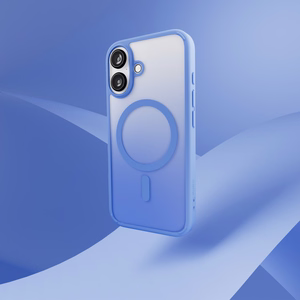 Puro Gradient MagSafe Silicone Ümbris jaoks iPhone 16 - Sinine