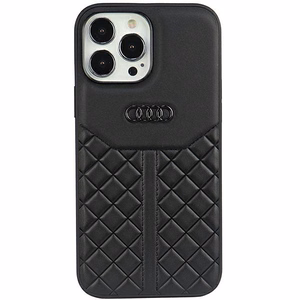 Audi Genuine Leather iPhone 13 Pro / 13 6.1" must/must hardcase AU-TPUPCIP13P-Q8/D1-BK
