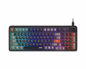 MSI Forge GK110 mänguklaviatuur, must, US paigutus