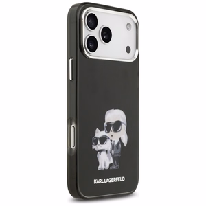 Karl Lagerfeld IML Aquarelle Karl & Choupette & Logo MagSafe Ümbris jaoks iPhone 17 Pro Max - Must