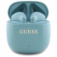 Guess Bluetooth kõrvaklapid GUTWSJ14ESGQ TWS + docking station turquoise/turquoise Printed Classic Logo