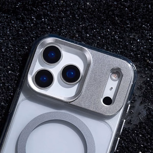 Moshi iGlaze MagSafe ümbris seadmele iPhone 17 Pro Max, Luna Silver värvitoonis