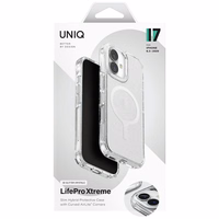 Uniq LifePro Xtreme Magclick Charging Ümbris jaoks iPhone 17 - Läbipaistev-Glitter