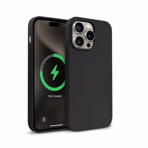 Crong Color Cover Magnetic MagSafe ümbris seadmele iPhone 15 Pro Max, must