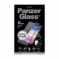 PanzerGlass E2E Super+ karastatud klaas with camera cover with Swarovsky crystal jaoks iPhone XR / 11 - with must raamiga