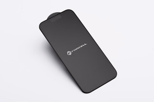 Karastatud klaas to iPhone 15 Forcell Matt Glass must