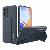 Wozinsky Kickstand Case silikoonist ümbris koos stendiga Xiaomi Redmi Note 11 Pro tumesinine