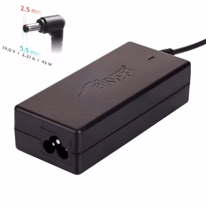 Laadija sülearvutile Akyga AK-ND-61 (19V / 2.37A 45W 5.5 x 2.5mm) ASUS / TOSHIBA / LENOVO 1.2m