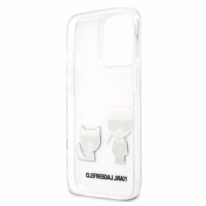 Karl Lagerfeld Karl & Choupette Ümbris jaoks iPhone 13 Pro Max 6.7" - läbipaistev